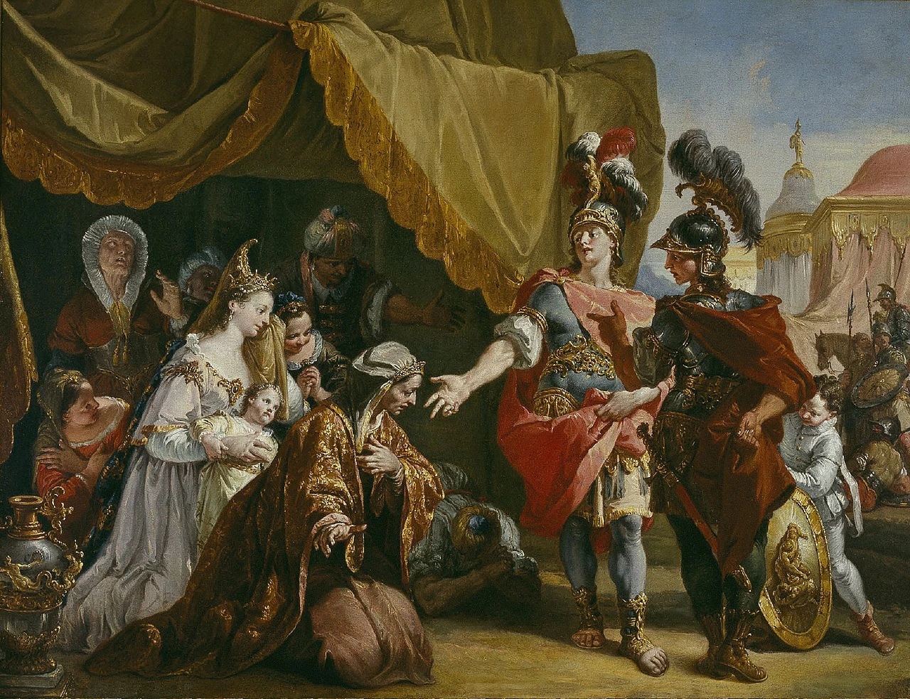 La famiglia di Dario davanti ad Alessandro - Dallas Museum of Art